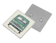 Morris Minor 6cwt Van 1965-70 Square Fridge Magnet